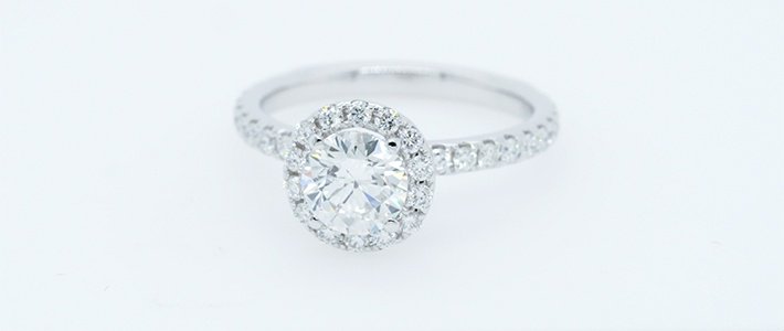 Halo setting ring