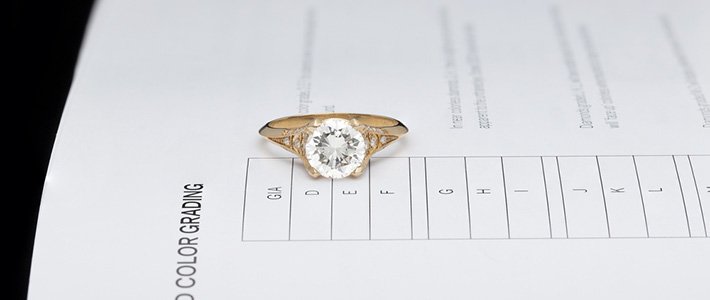 Diamond grading certificate