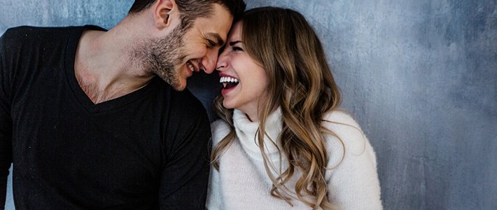 Happy couple insurance