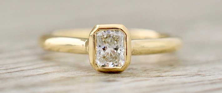 Radiant cut diamond
