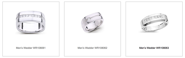 Mens engagement rings