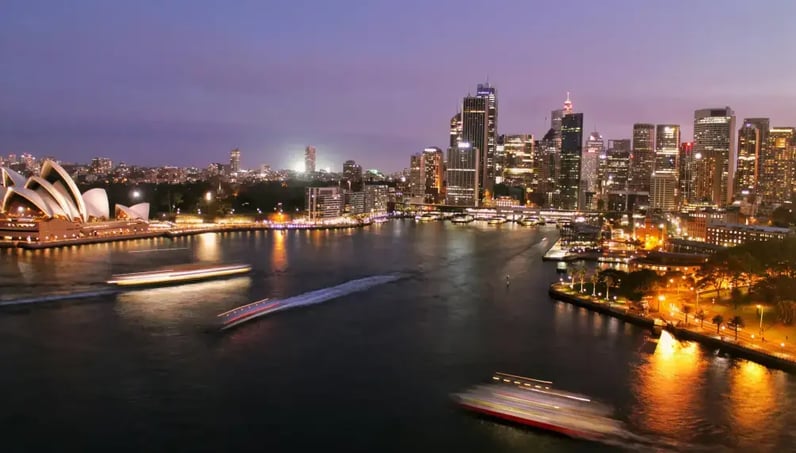 Sydney Harbour at night (1)