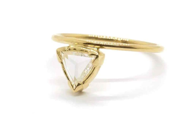 Trillion Cut engagement ring