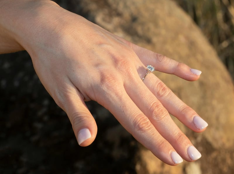 size i engagement rings