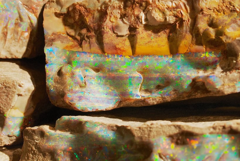 opal reserve in ground