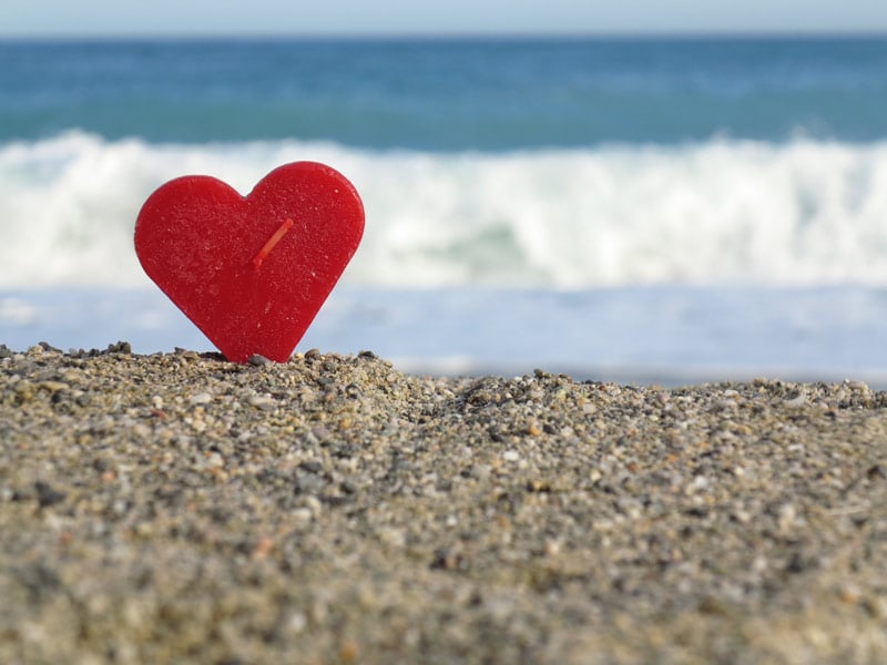 beach sunset proposal