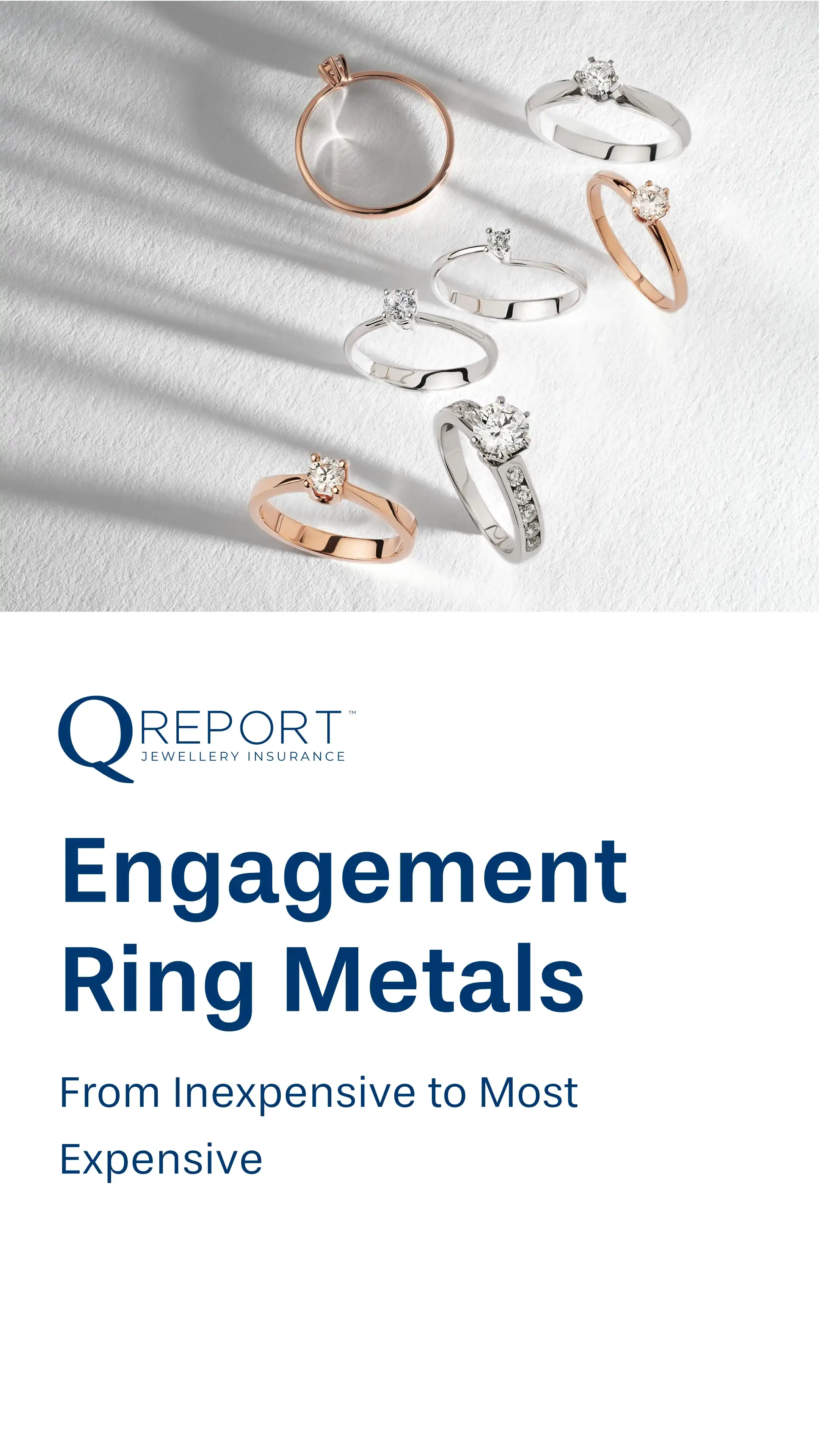 Engagement Ring Metals - From Inexpensive to Most Expensive